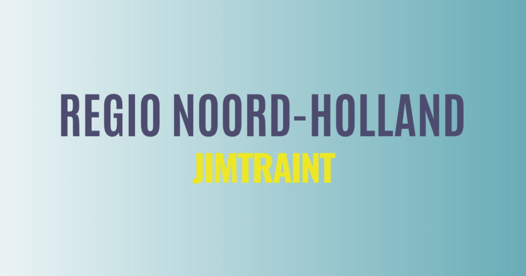 Trainingen regio Noord-Holland